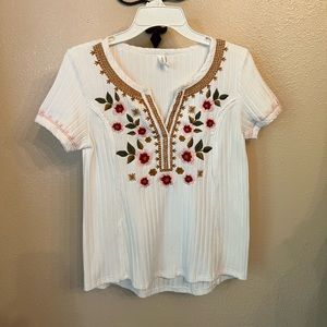 I love Embroidered Blouse